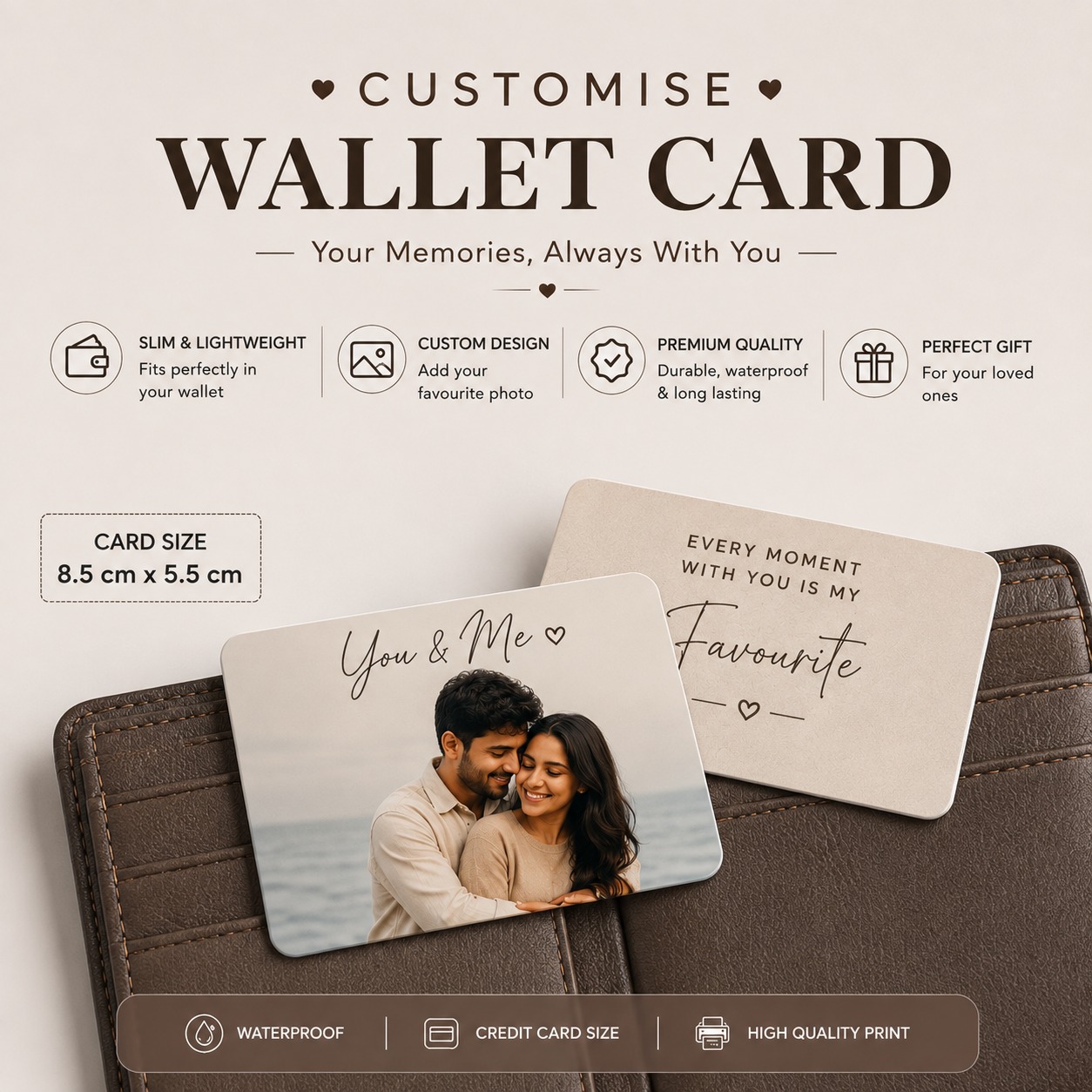 CUSTOM WALLET CARD